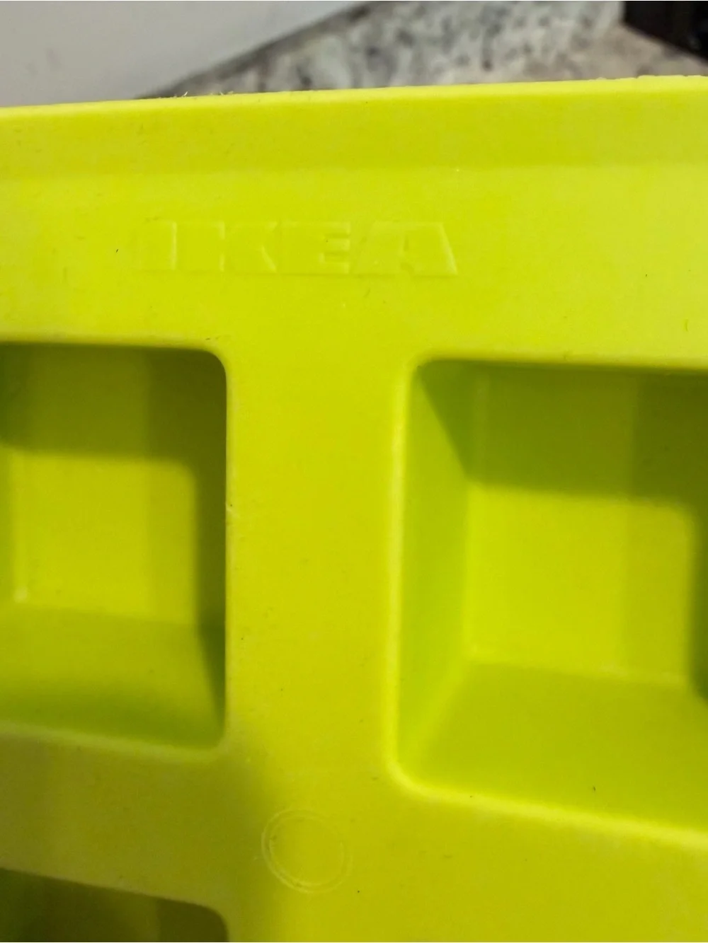 Ikea Lime Green Ice Cube Trays - Set of 2